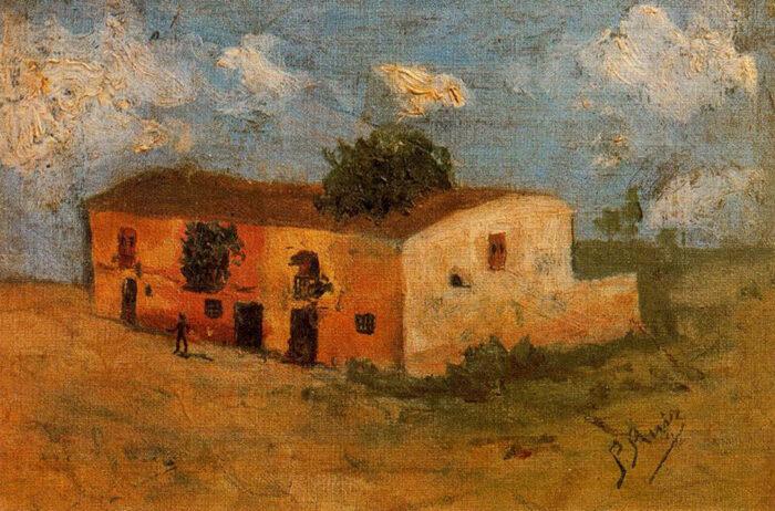 Пабло Пикассо - Дом в поле 1893г
